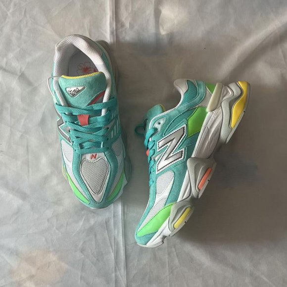 New Balance 9060 DTLR Cyan Burst Unisex Sneakers With box